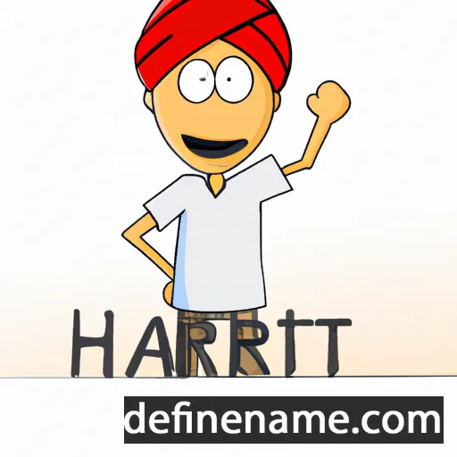 Hartej cartoon