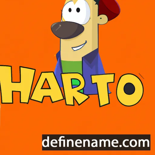 Harto cartoon