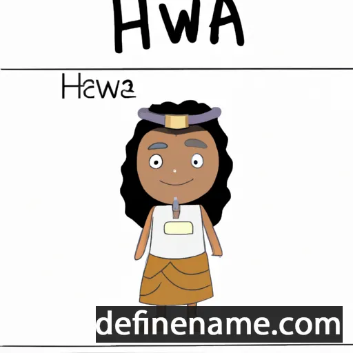 Hawea cartoon