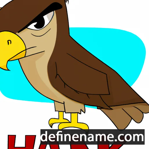 Hawk cartoon