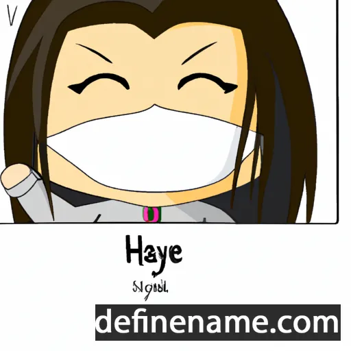 Hayae cartoon