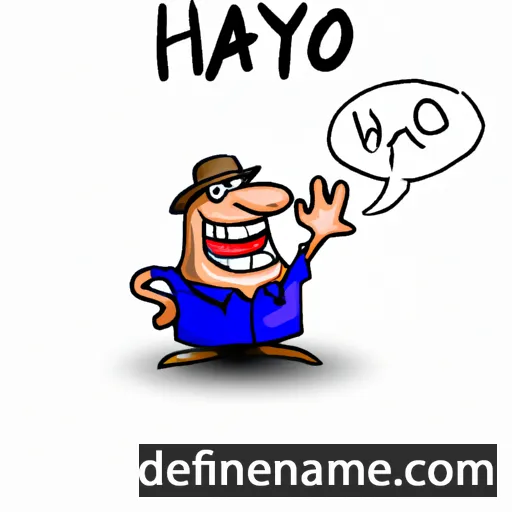 Haymo cartoon