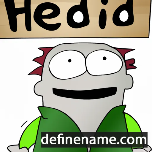 Heddi cartoon