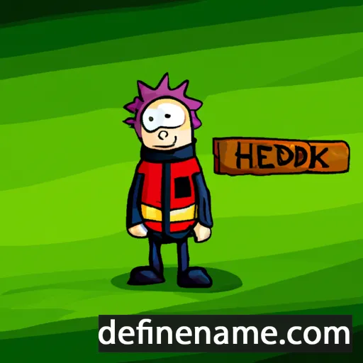 Heddrik cartoon