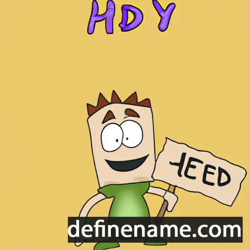 Heddy cartoon