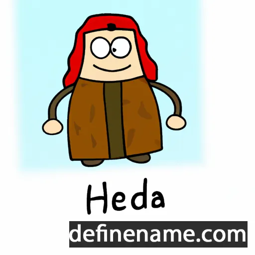 Hedla cartoon