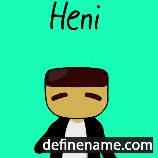 Hēni cartoon