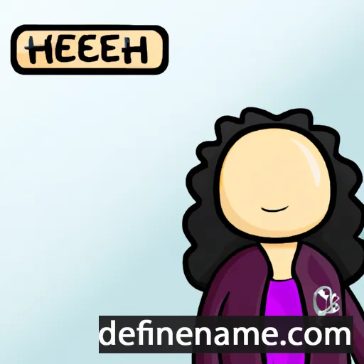 Hefzibah cartoon