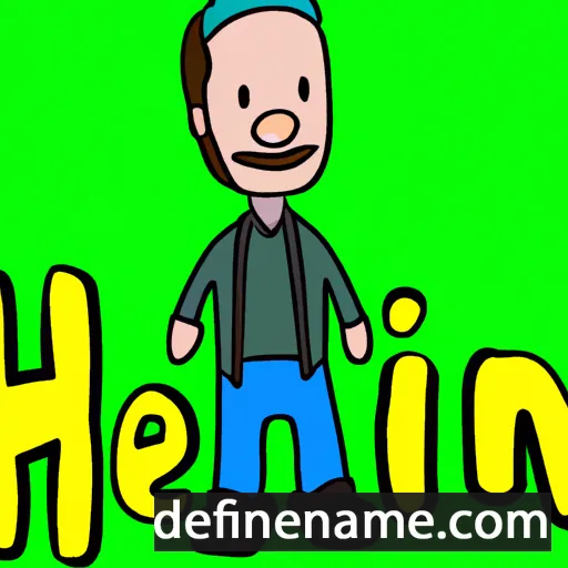 cartoon of the name Heini