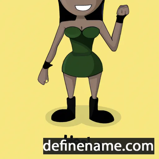 cartoon of the name Hela