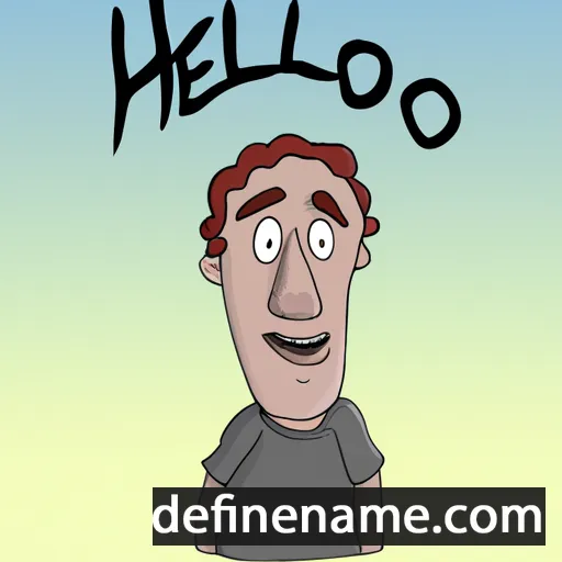 cartoon of the name Heleno