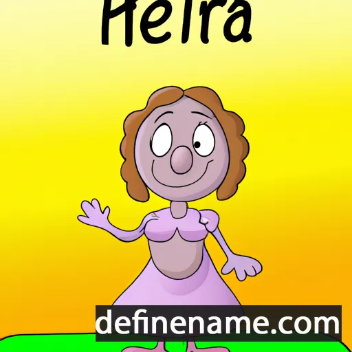 Helenora cartoon