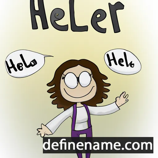 Heleri cartoon