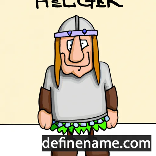 Helgar cartoon