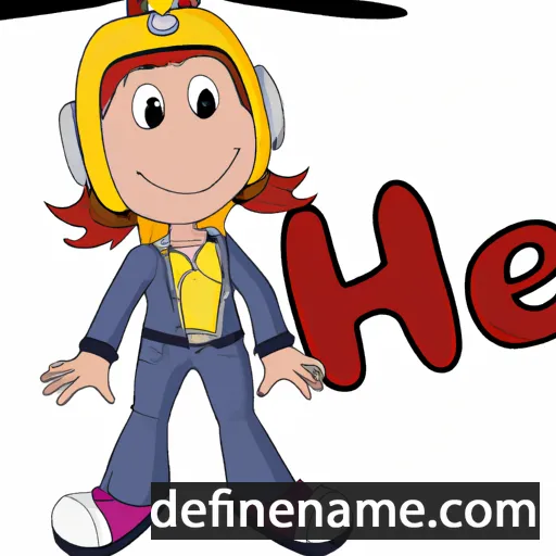 cartoon of the name Heli