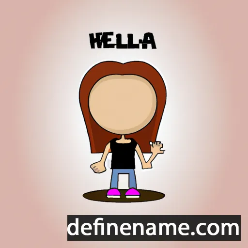 cartoon of the name Helina