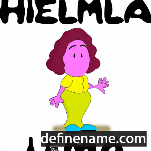 cartoon of the name Helmina