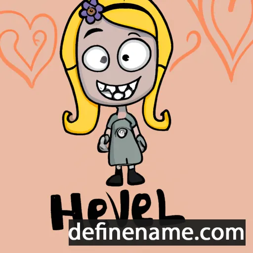 cartoon of the name Helvi