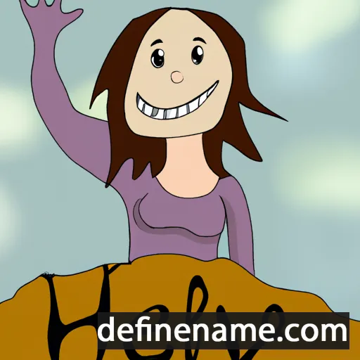 cartoon of the name Helvi