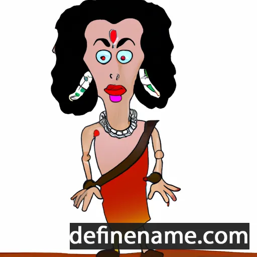 Hemamalini cartoon