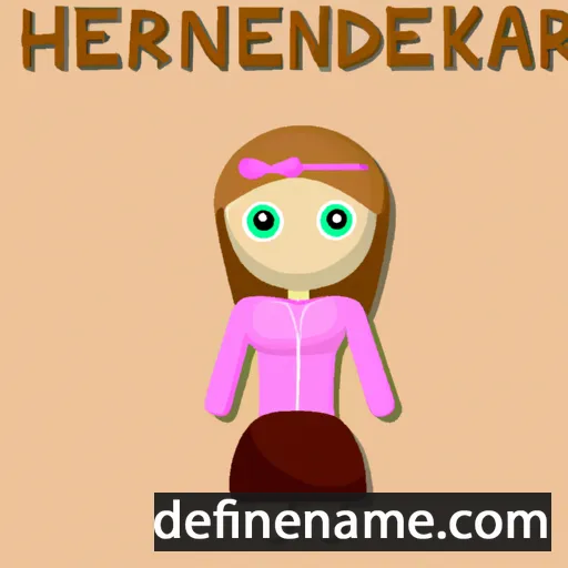 Henderika cartoon