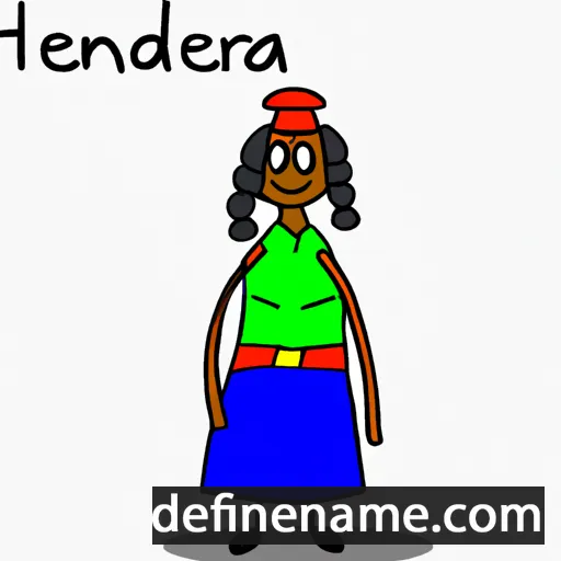 Hendretta cartoon