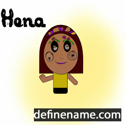 Henná cartoon