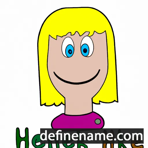 Henrikke cartoon