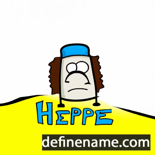 Hepzi cartoon