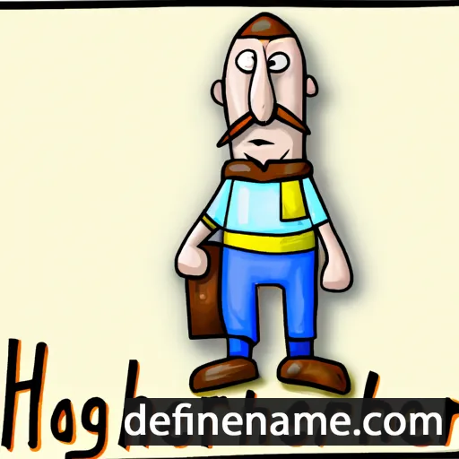 Hergautr cartoon