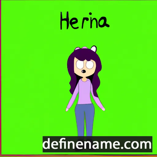 Herinirina cartoon