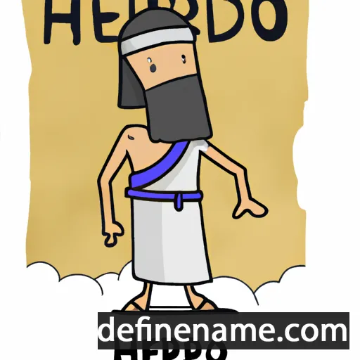 Hérodote cartoon