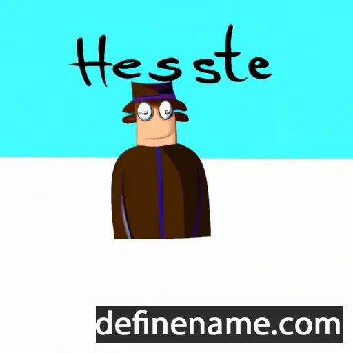 Héstáné'e cartoon