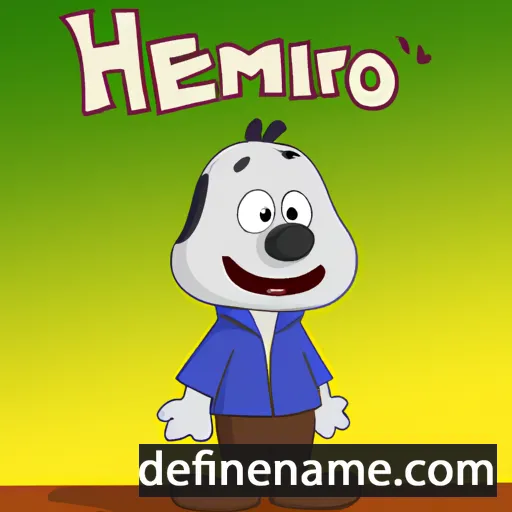 cartoon of the name Hermilio