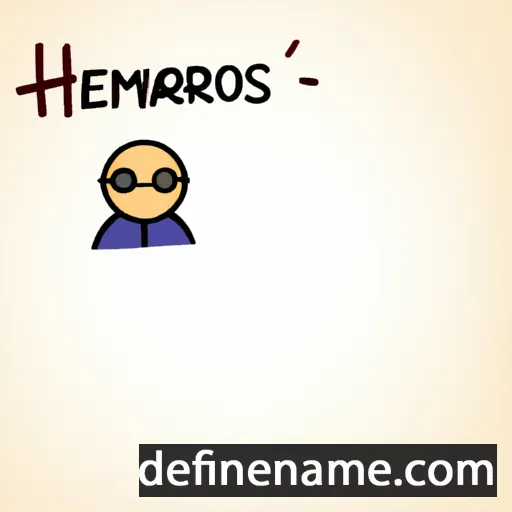 Hermodotos cartoon