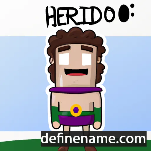 Herodión cartoon