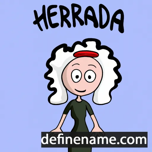 Herwardina cartoon