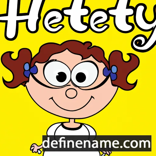 Hettye cartoon