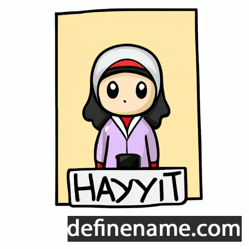 Hidayati cartoon