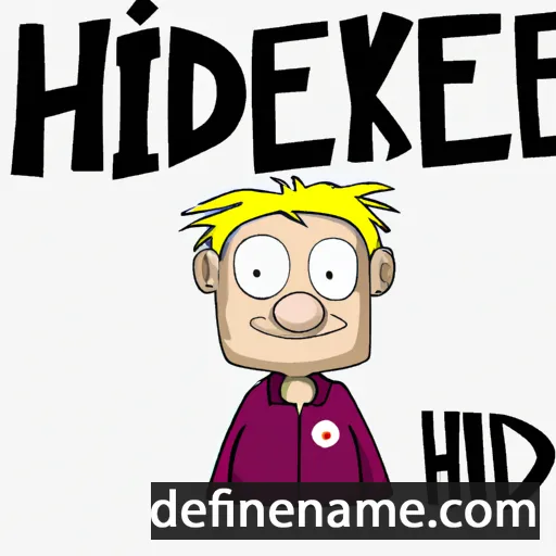 Hiddeke cartoon