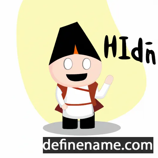 Hidhin cartoon