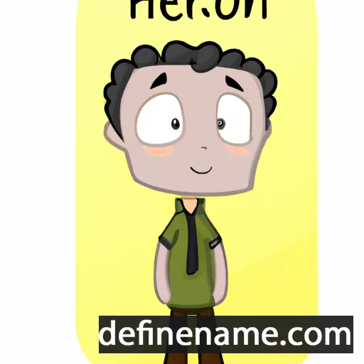 Hieron cartoon