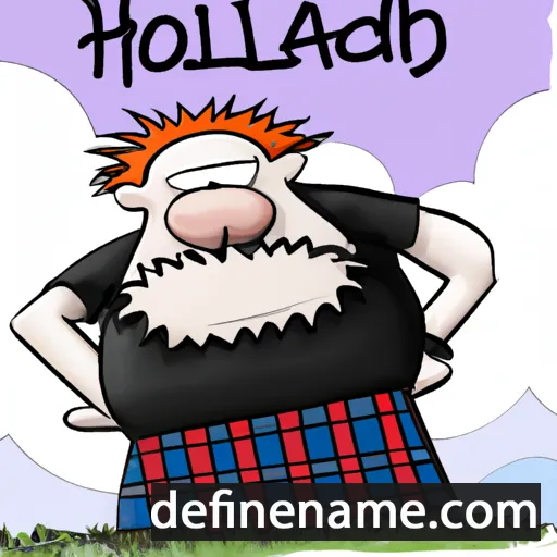 Highland cartoon