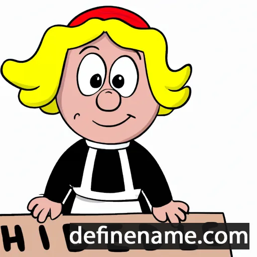 Hildete cartoon