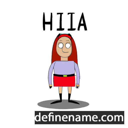 Hilta cartoon