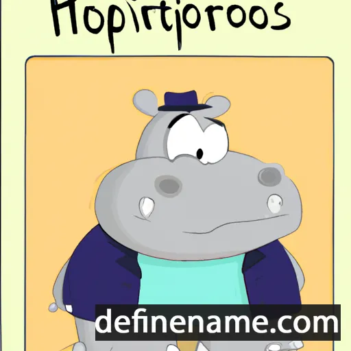 Hippostratos cartoon