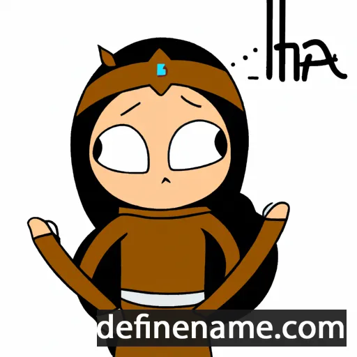 cartoon of the name Hira