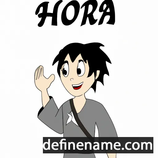 Hiroa cartoon