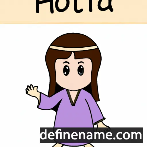 Hitoha cartoon