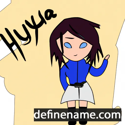 Hiyuka cartoon